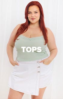 Shop Plus Size Dresses Tops Bottoms at You and All Curvy Plus Size