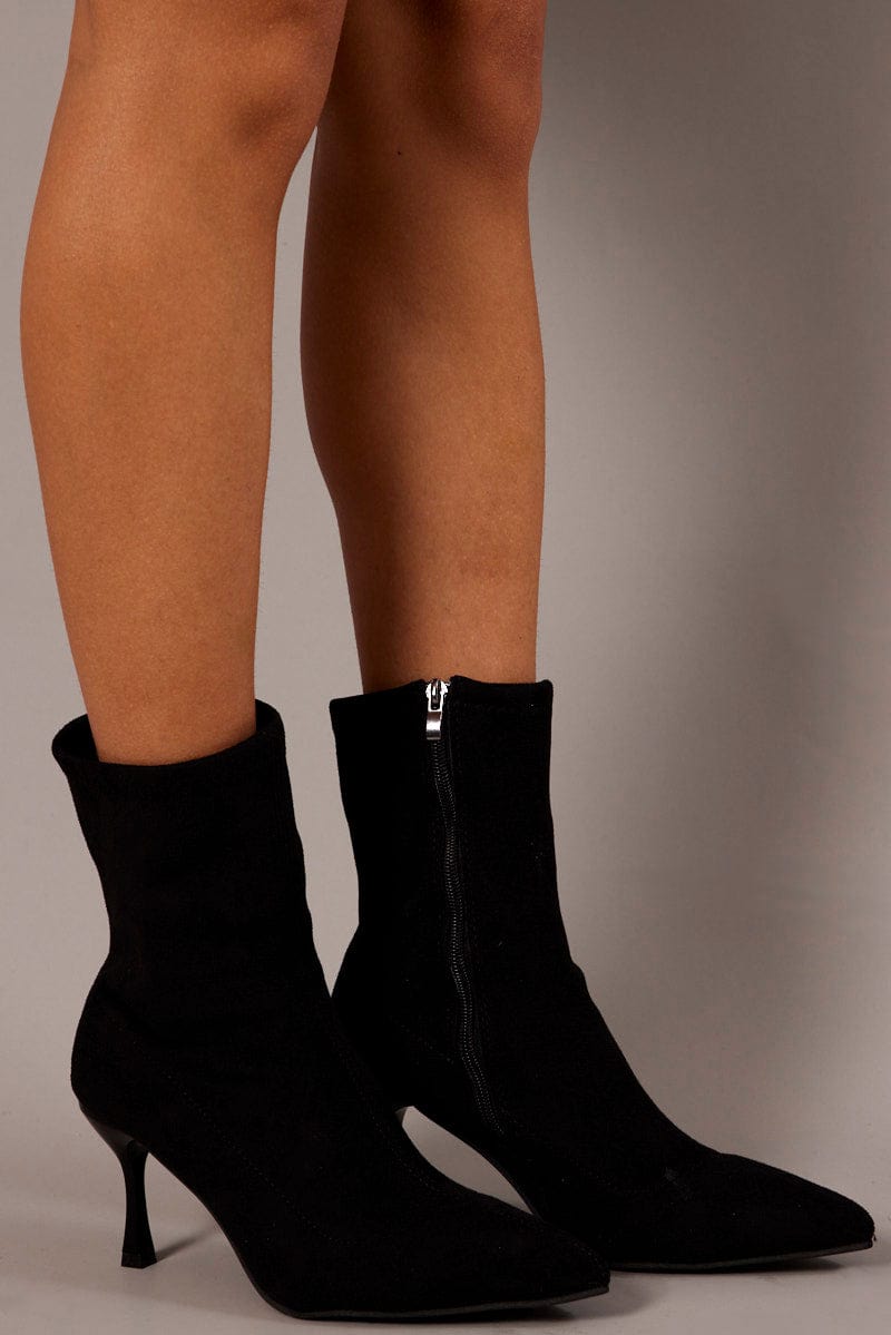 Stiletto Heel Black Sock Boot Stiletto H&m Sock Boots Stiletto