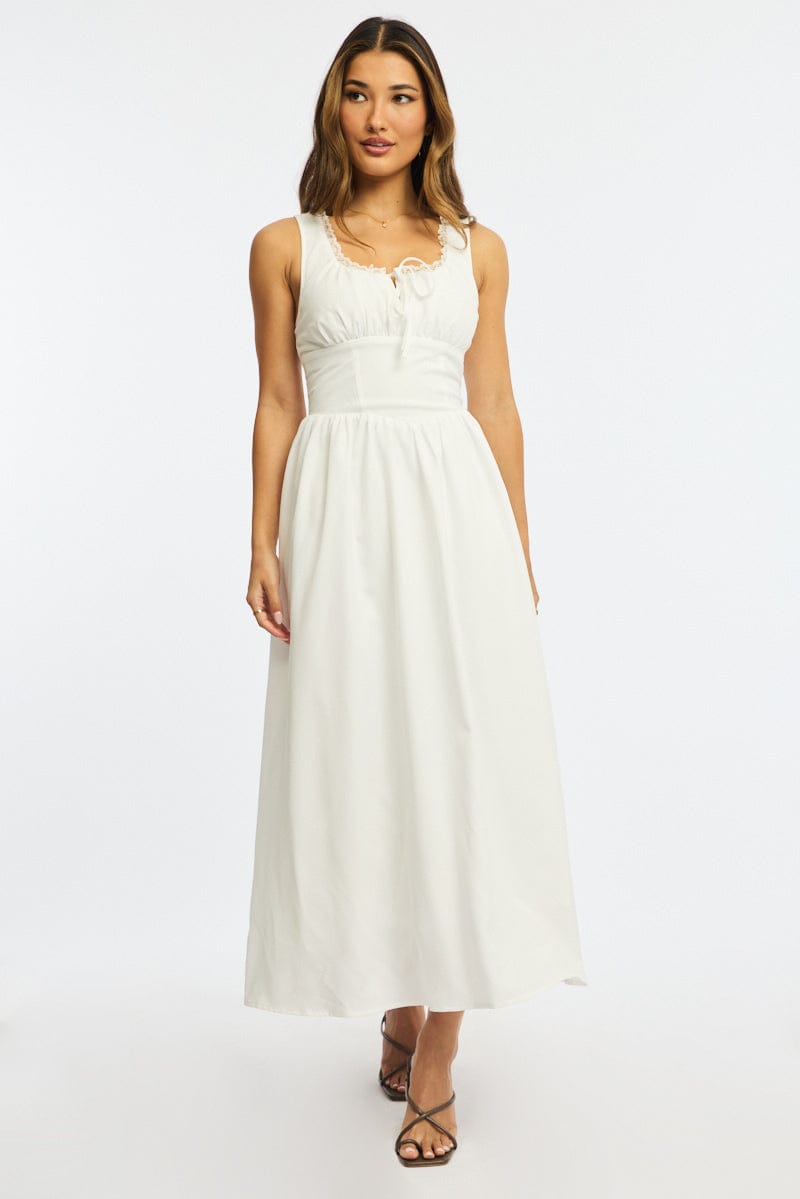 sachin and babi light blue dress Must-Have White Party Dresses for Soirées to Bridal Showers main image 1