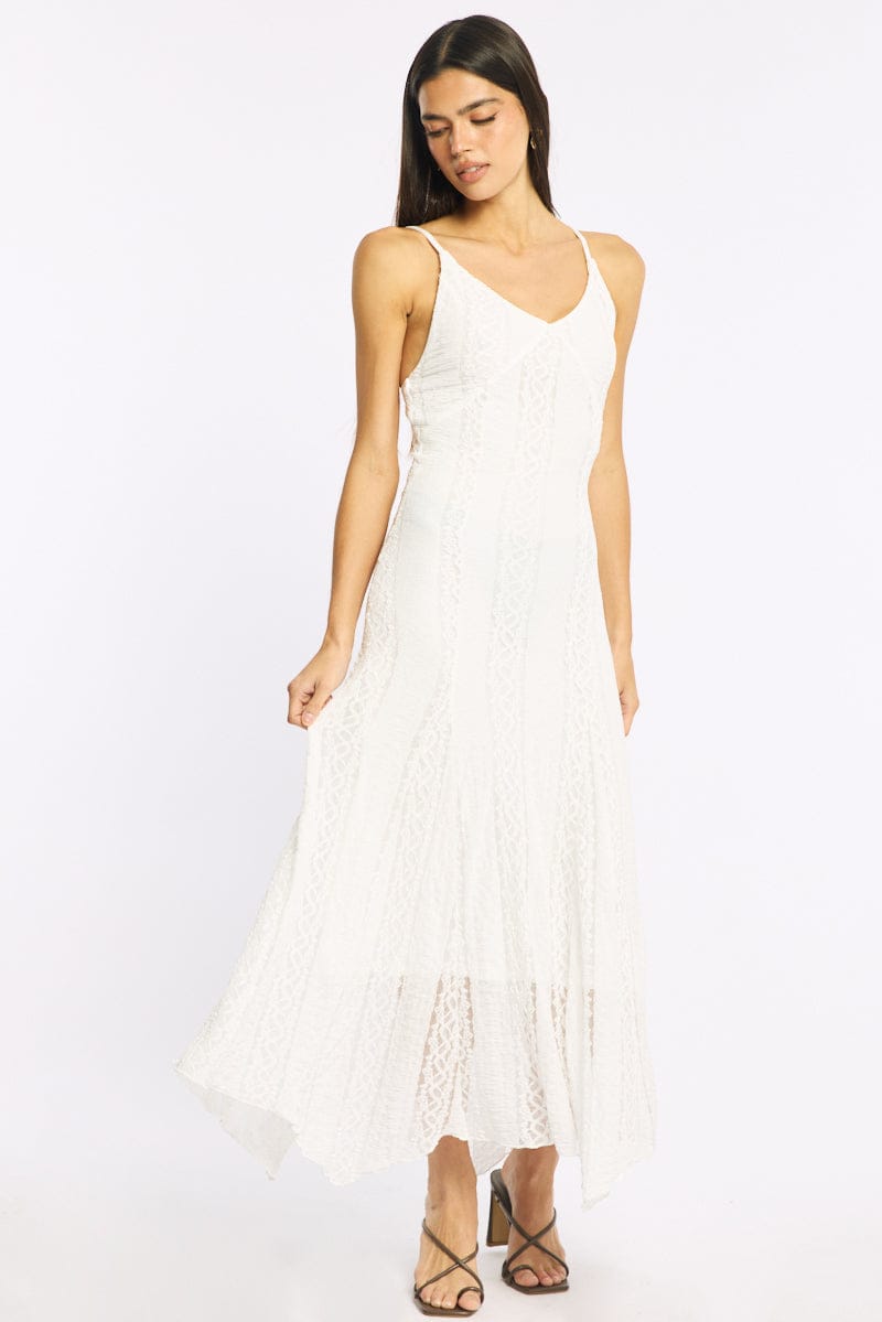 white lace midi dress australia White Midi Dress Lace