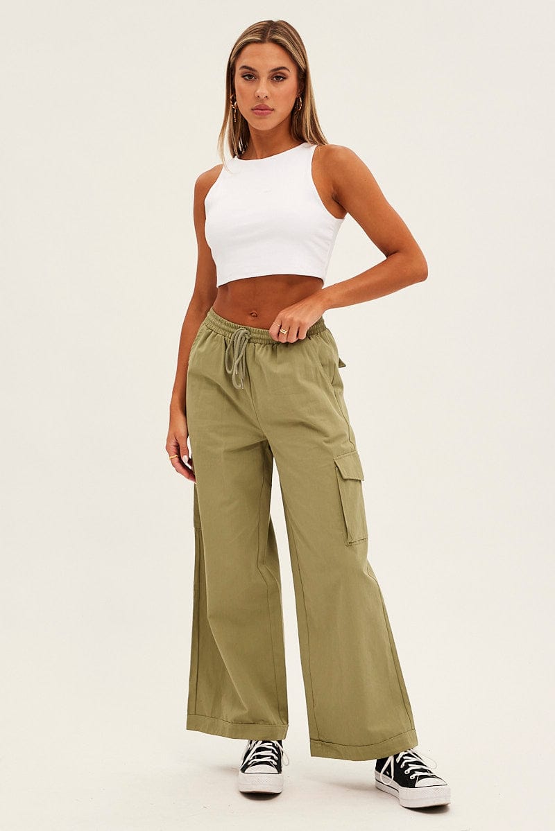 Quealent Casual Dress Pants for Women Tall Cargo Pants Wide Leg