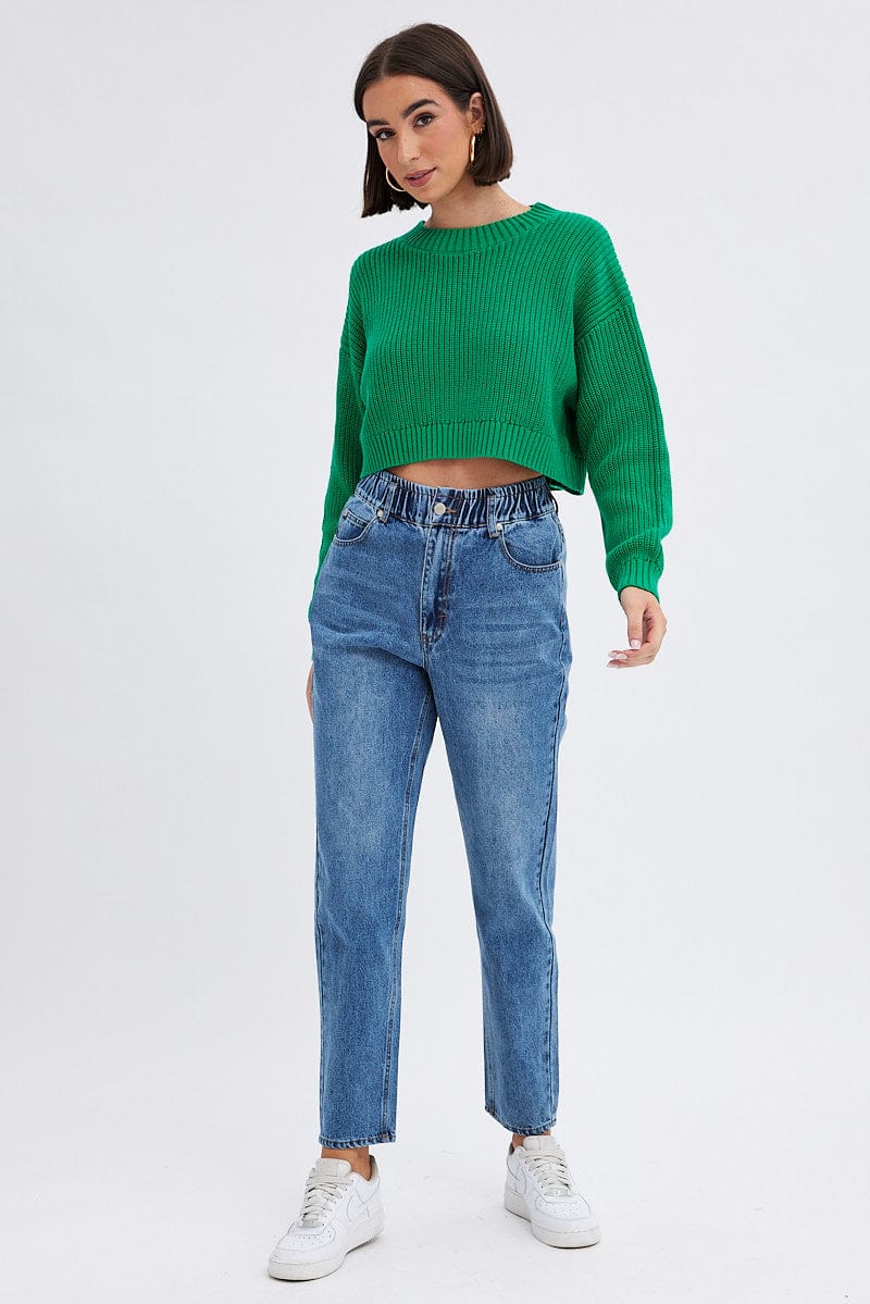 Denim Paperbag High Waist Pants Denim Paper Bag Jeans High Waist