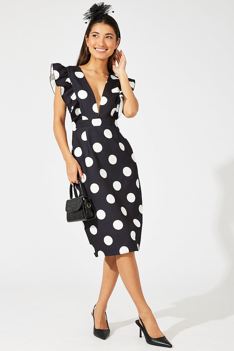 Oversized polka best sale dot dress