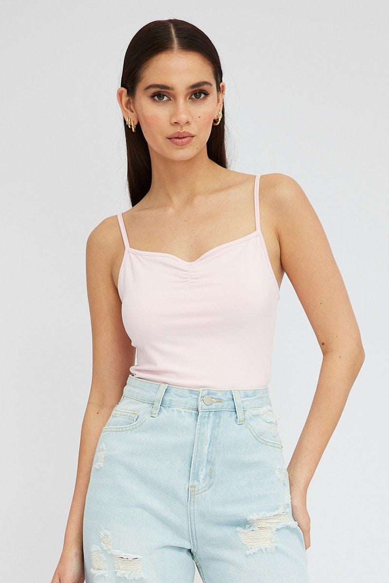 Solid Pink Bodysuit - ShopperBoard
