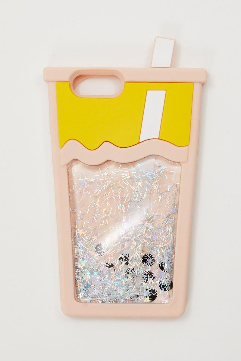 Women's Multi Bubble Tea Glitter I Phone 11 Case Women's Multi Bubble Tea Glitter I Phone 11 Case