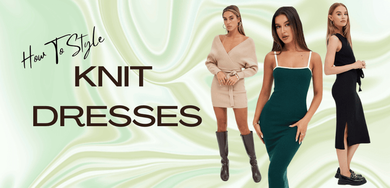 How To Style A Knit Dress | Ally Fashion How To Style A Knit Dress | Ally Fashion