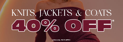 Shop 40% Off knits, jackets and coats at Ally Fashion Womenswear