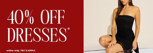 40% Off Dresses* at Ally Fashion Womenswear
