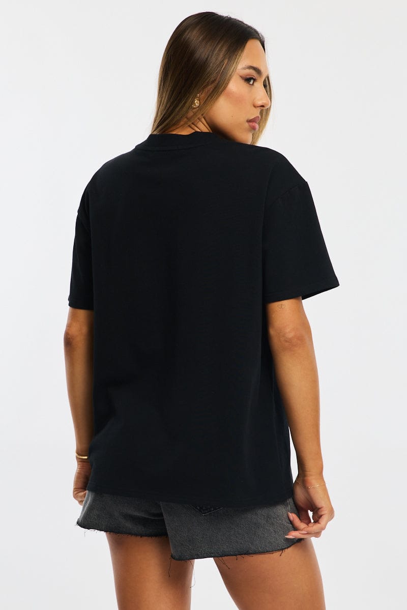 Black Oversized Short Sleeve T-shirt