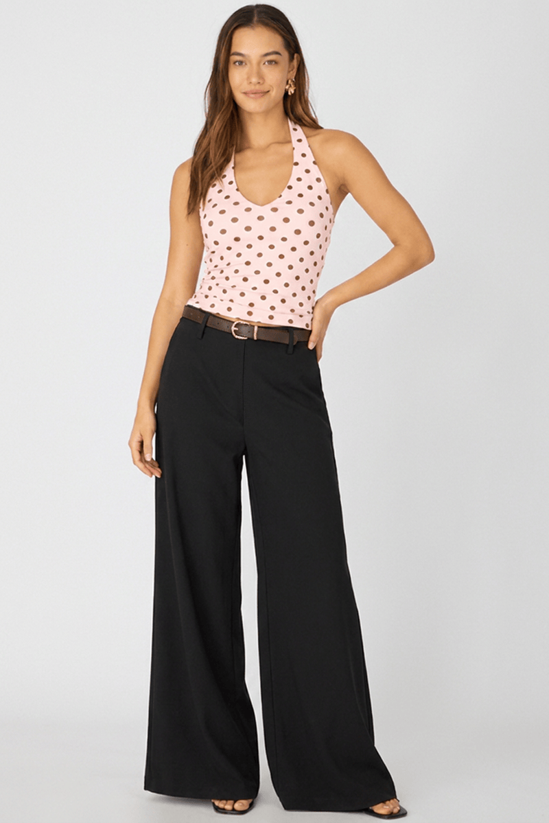 Black Wide-Leg Pants from Ally Fashion