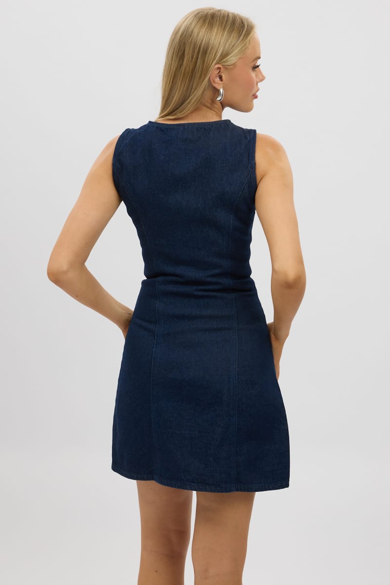 Denim Bodycon Dress Mini