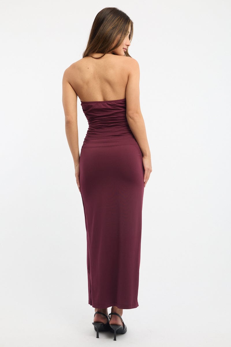 Red Bodycon Dress Halter Neck | Ally Fashion