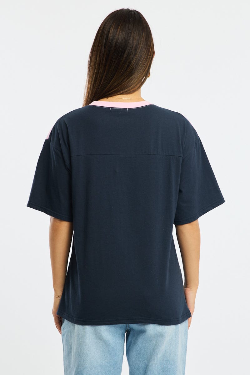 Pink Graphic Tee Short Sleeve