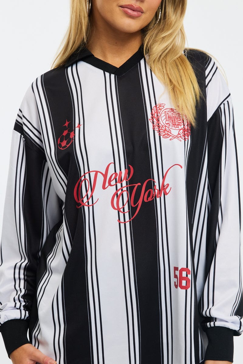 White Sport Tee Long Sleeve