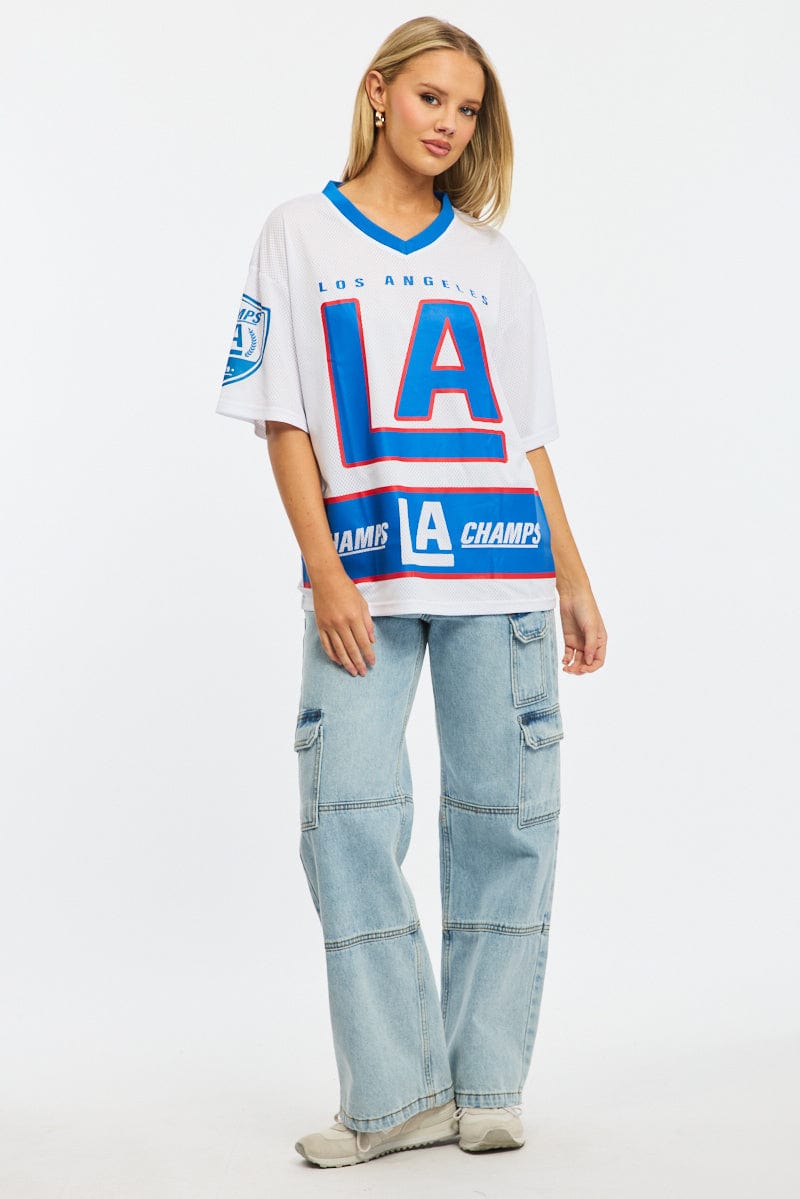 Blue Sport Tee Short Sleeve