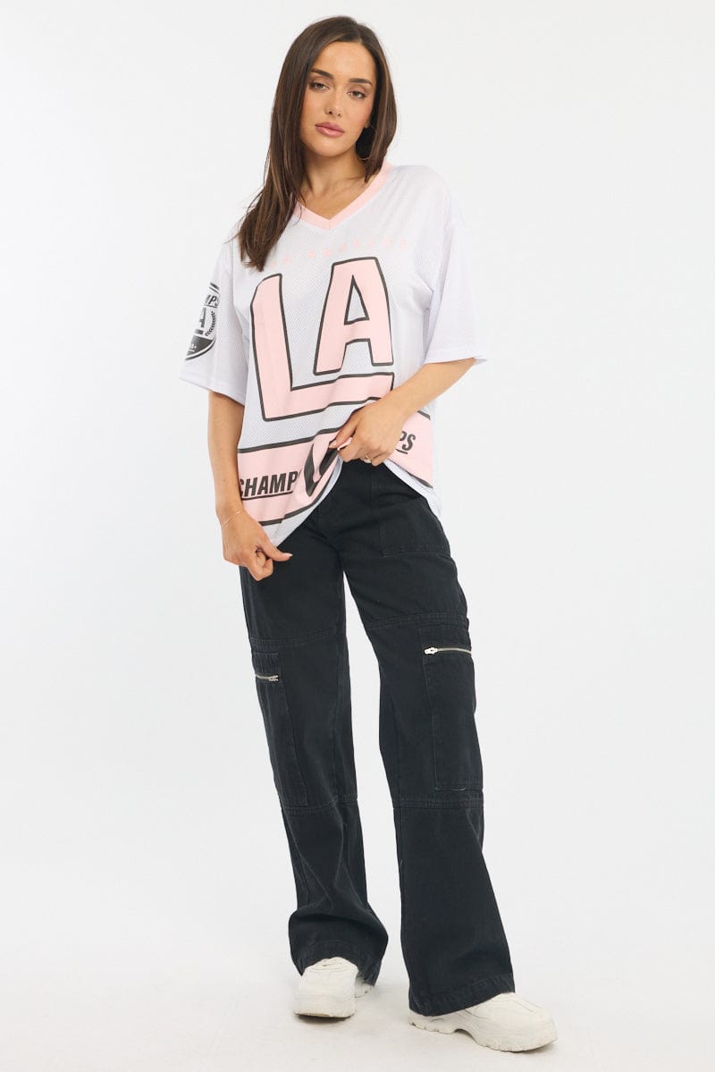 Pink Sport Tee Short Sleeve