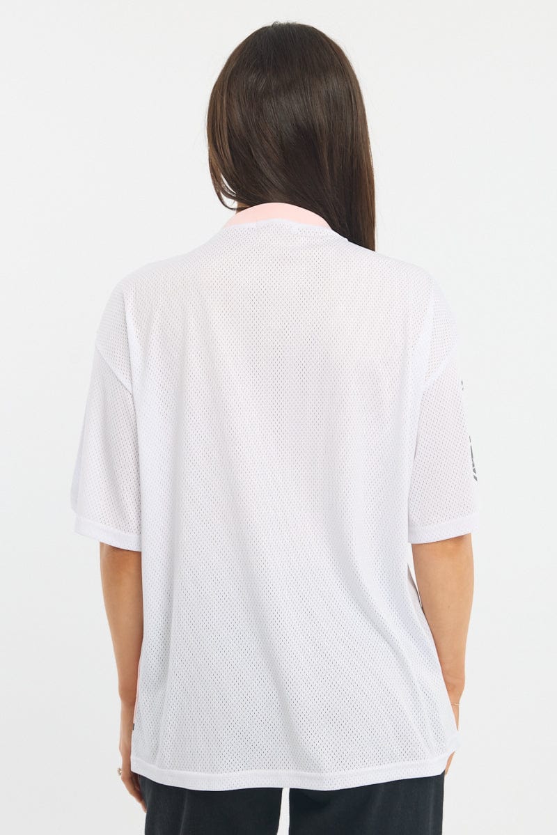 Pink Sport Tee Short Sleeve