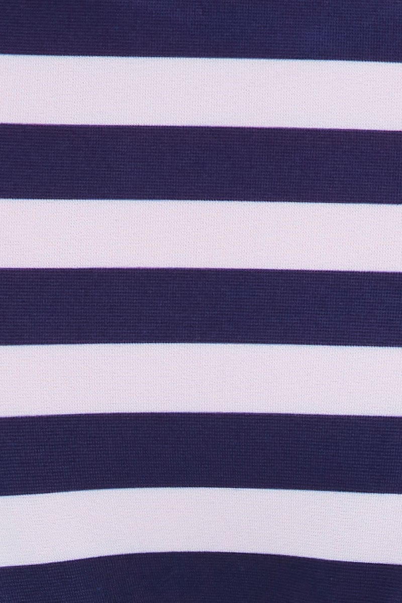 Stripe Nautical Ladder Detail Bikini for Women by Ally