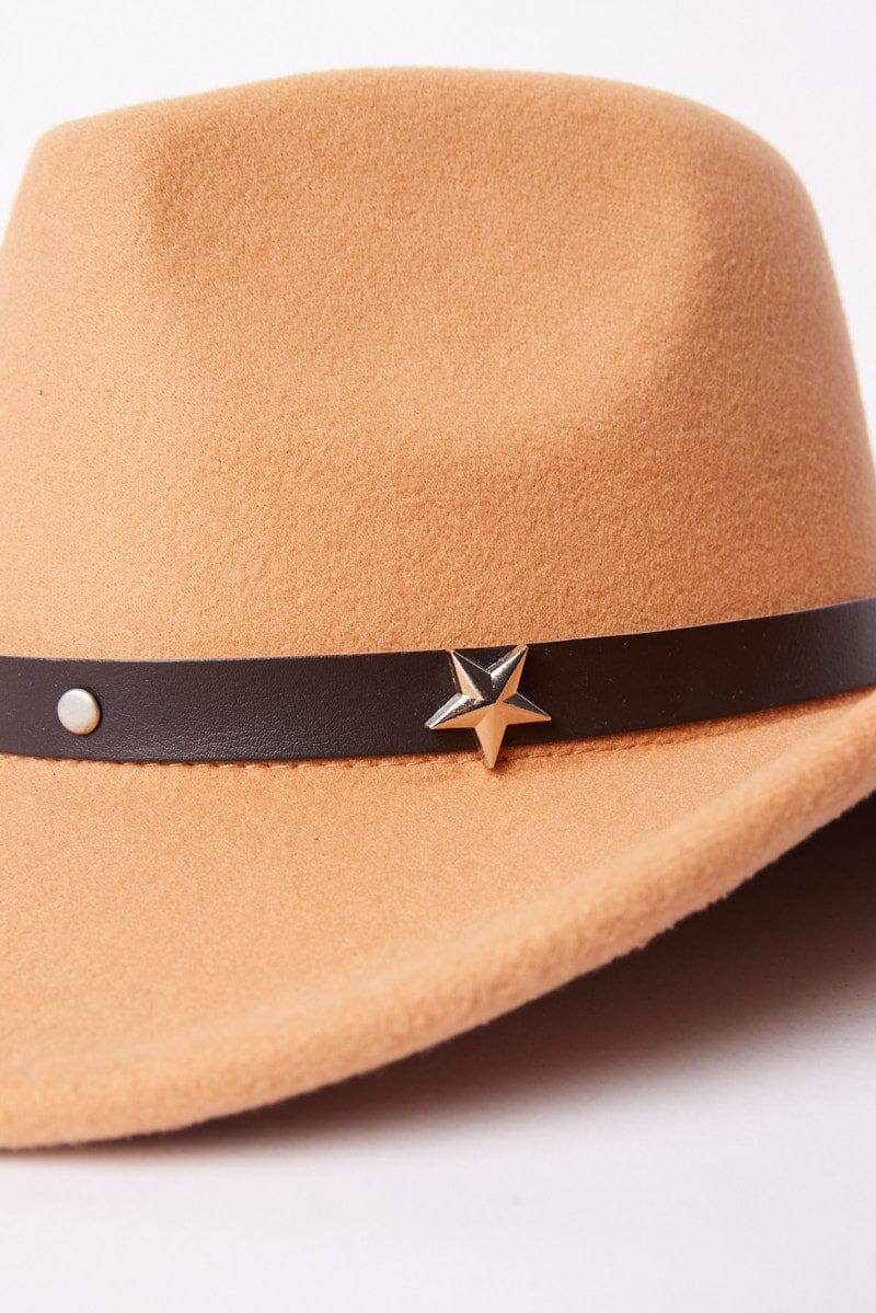 Beige Cowboy Hat for Ally Fashion