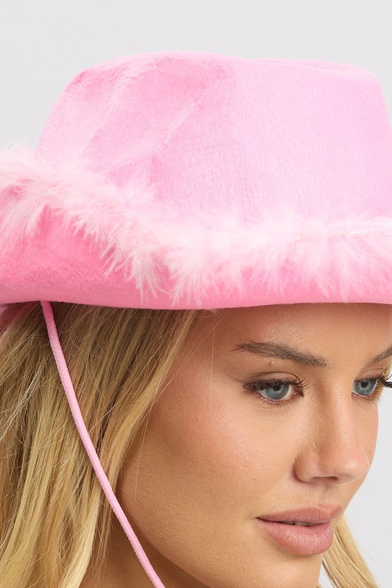 Pink Festival Cowboy Hat Ally Fashion Pink Festival Cowboy Hat Ally Fashion