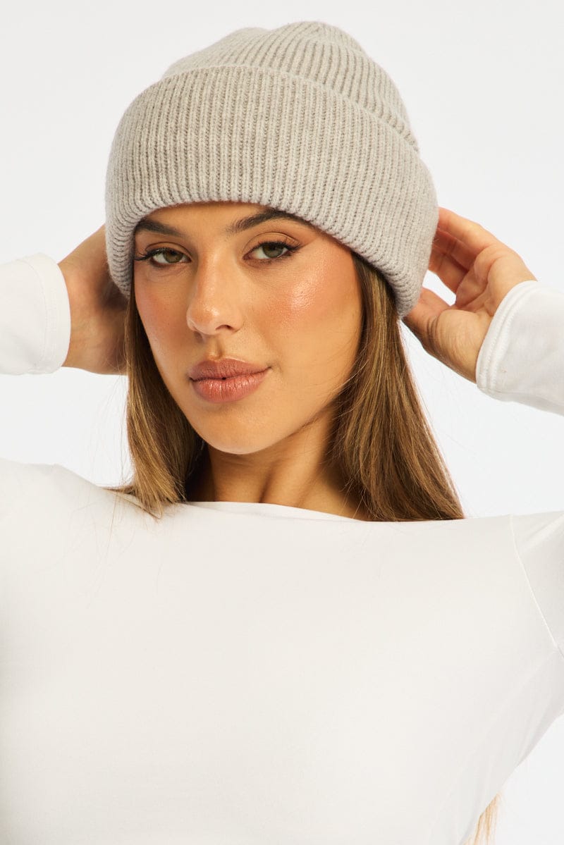 Grey Beanie for Ally Fashion