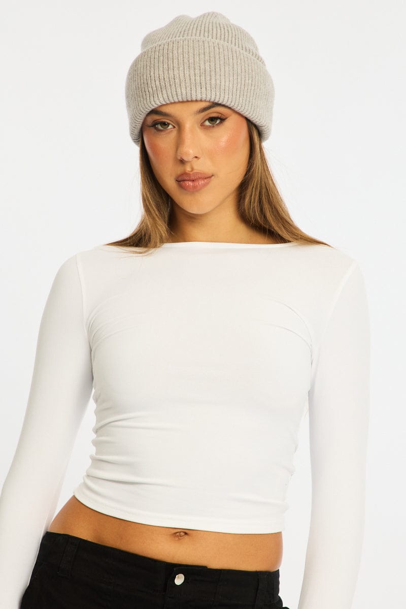 Grey Beanie for Ally Fashion