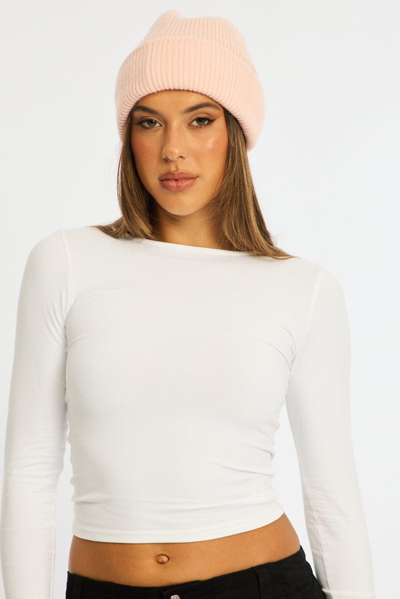 Pink Beanie for Ally Fashion