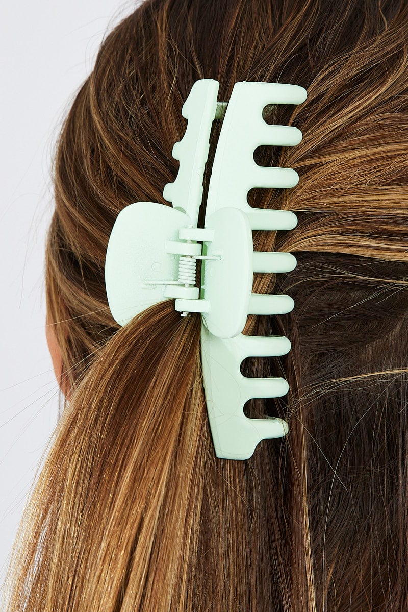 Green Classic Hair Claw Clip for Ally Fashion