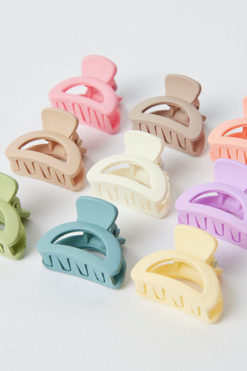 Multi 9 Pack Multi Claw Clips for Ally Fashion