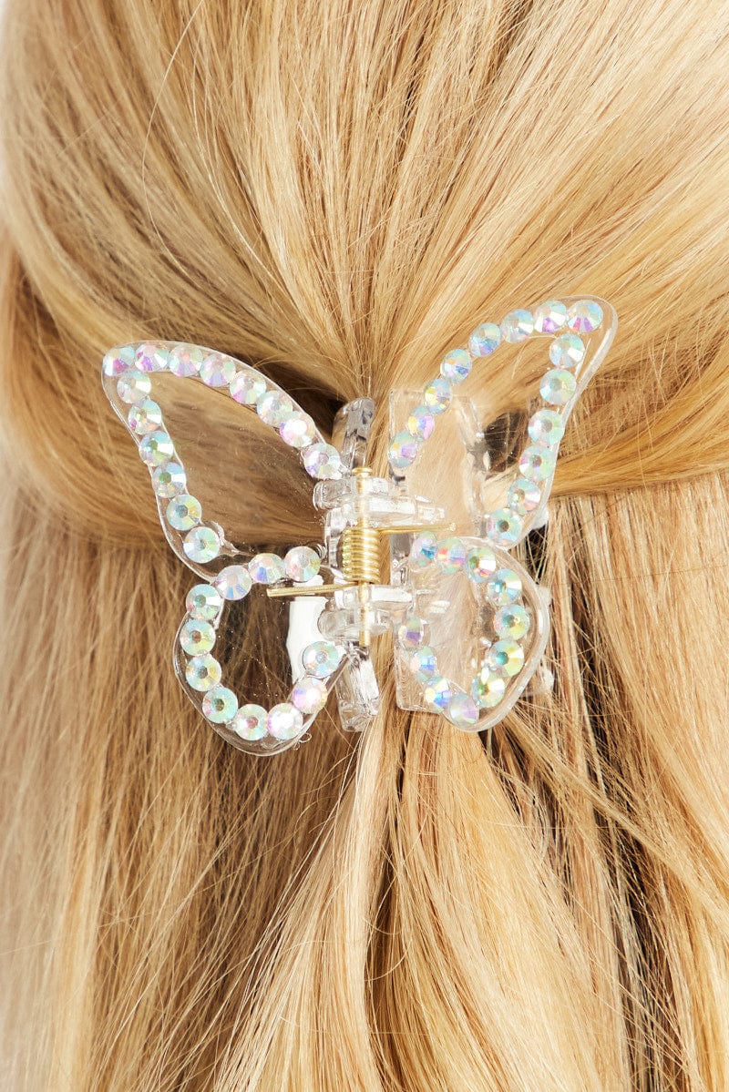 Metallic Butterfly Claw Clip for Ally Fashion