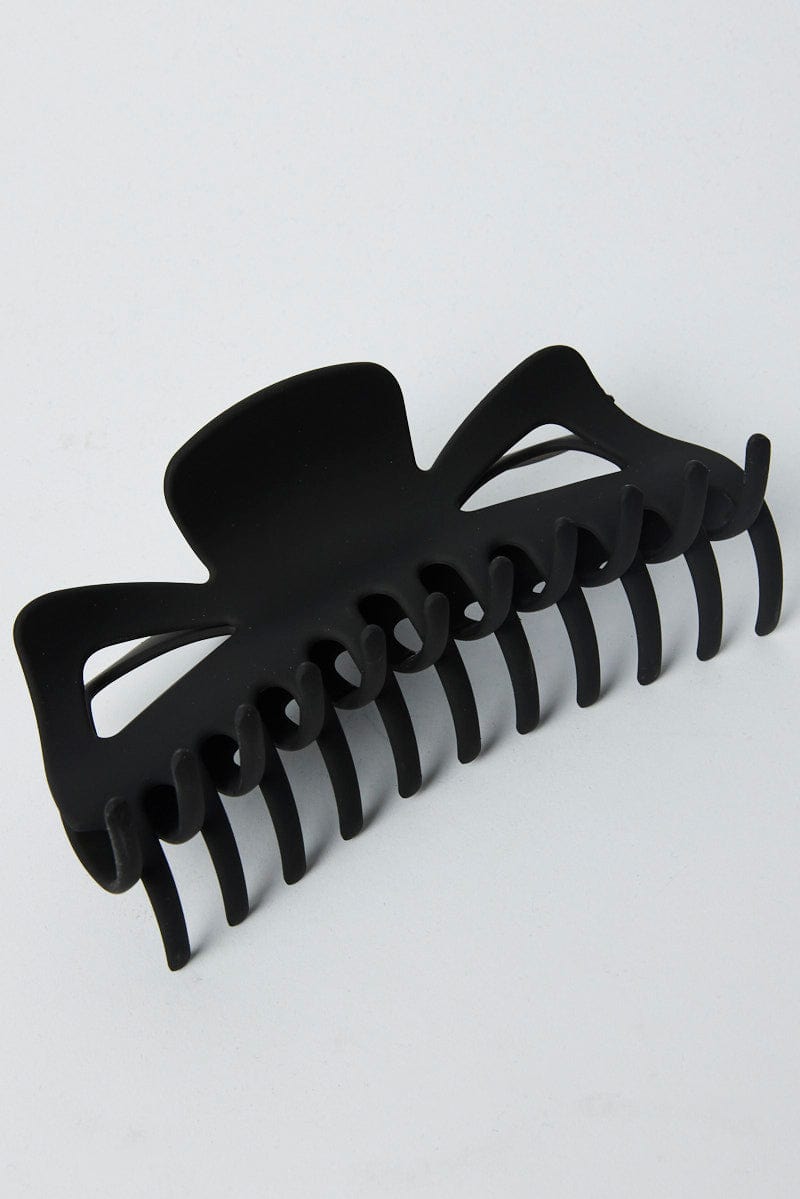 Black Large Claw Clip for Ally Fashion