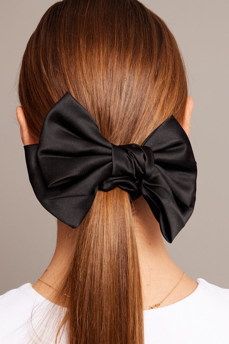 Black Bow Scrunchie for Ally Fashion