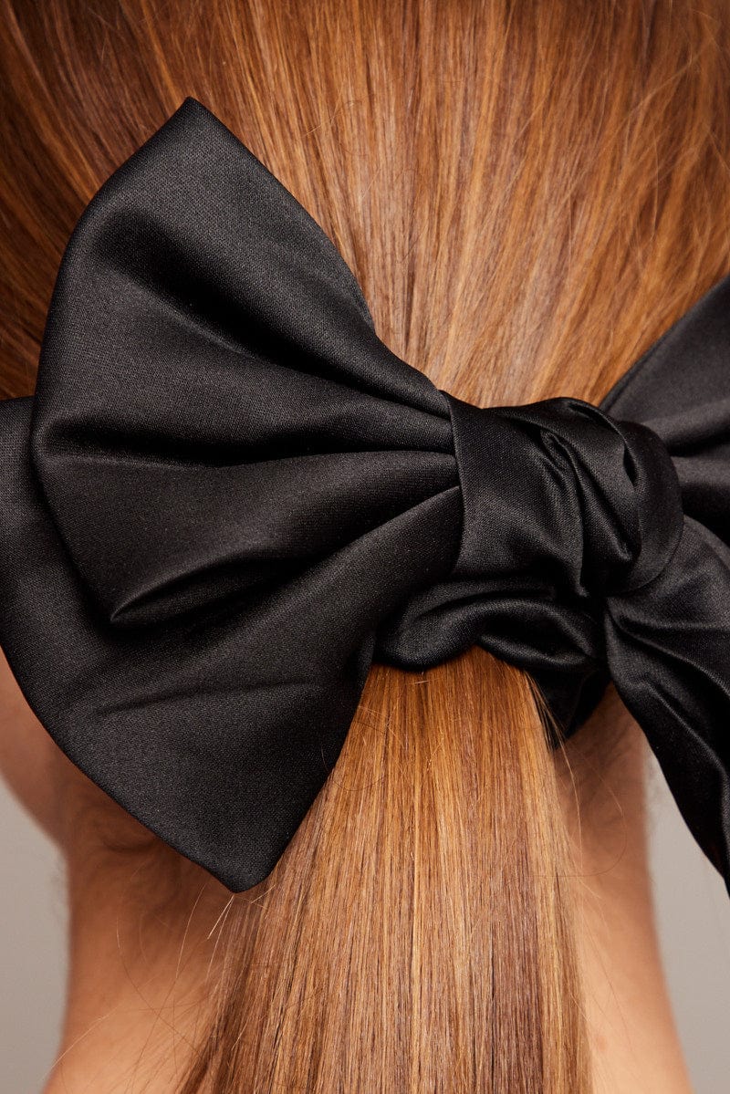 Black Bow Scrunchie for Ally Fashion