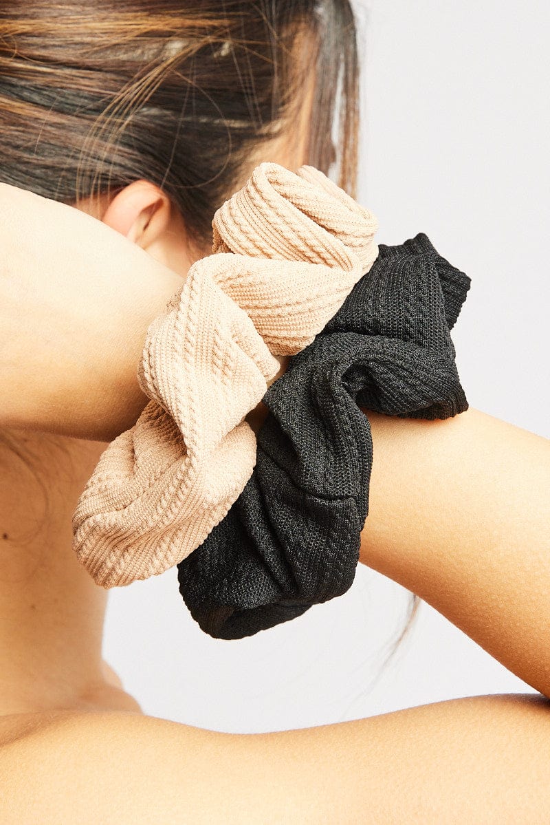 Multi 3 Pack Scrunchies for Ally Fashion