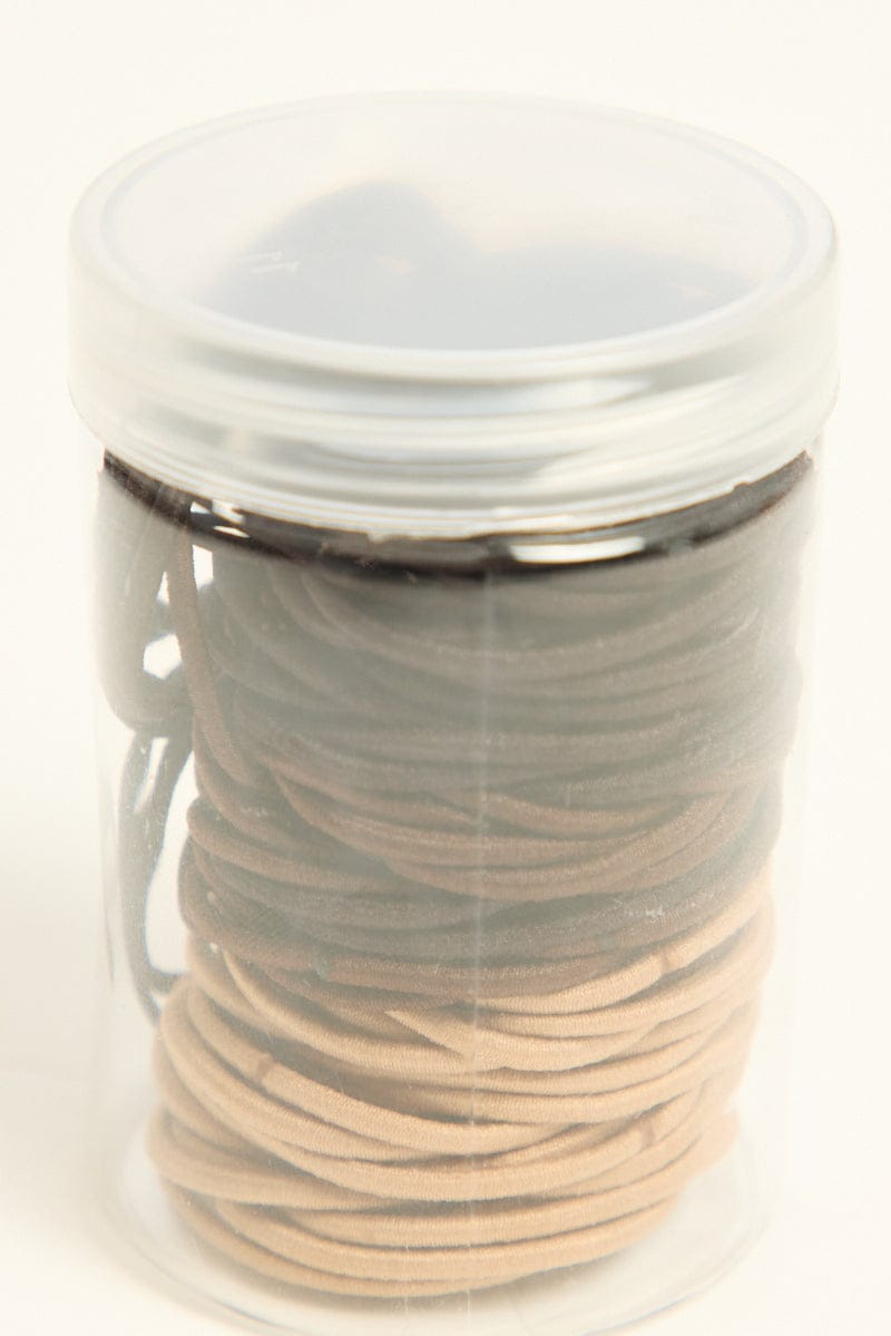 Multi 100 Pack Hair Ties for Ally Fashion