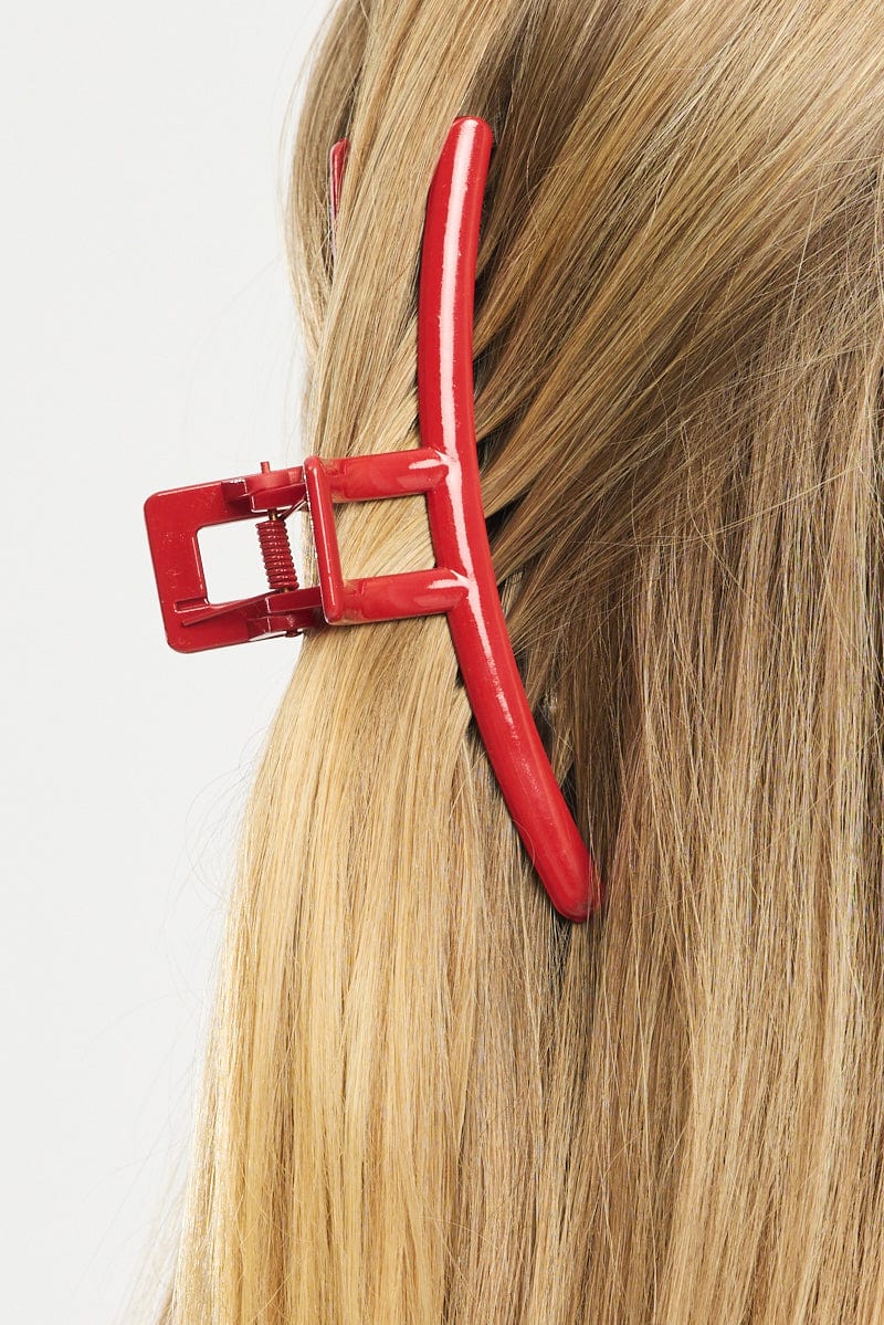 Red Claw Clip for Ally Fashion