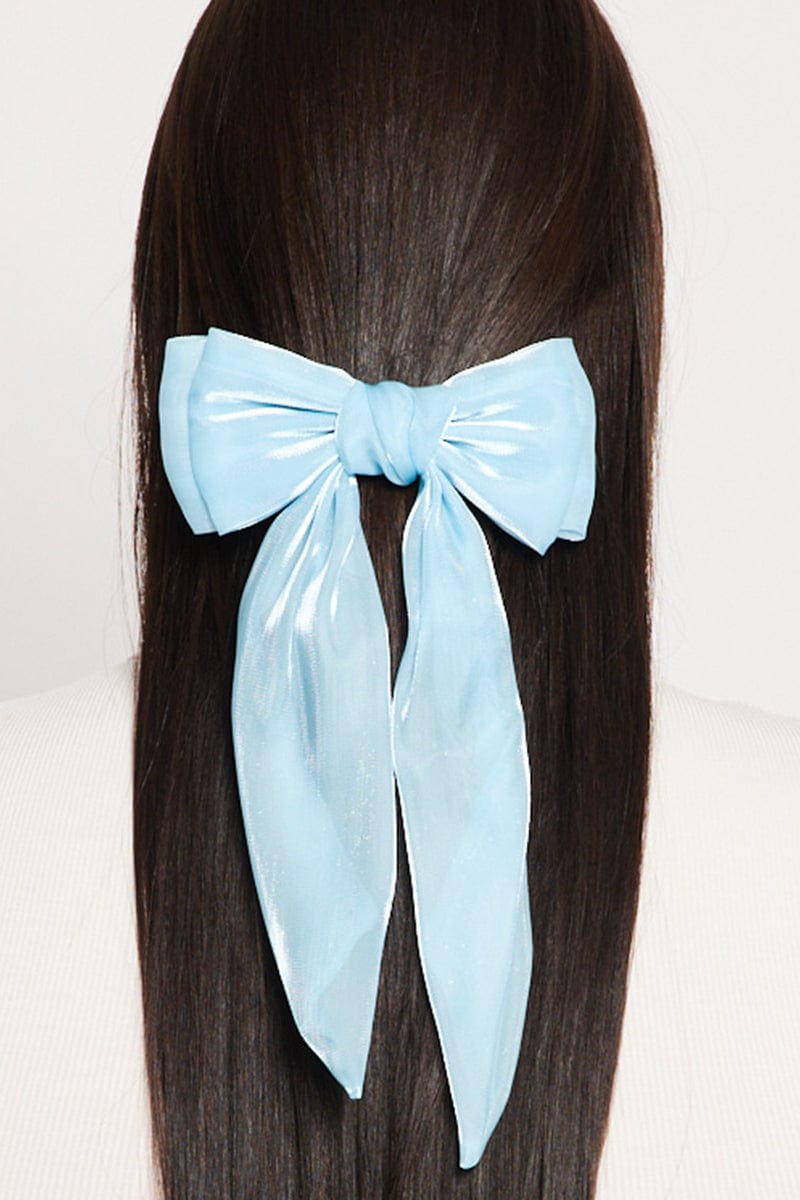 Blue Bow Hair Clips for Ally Fashion
