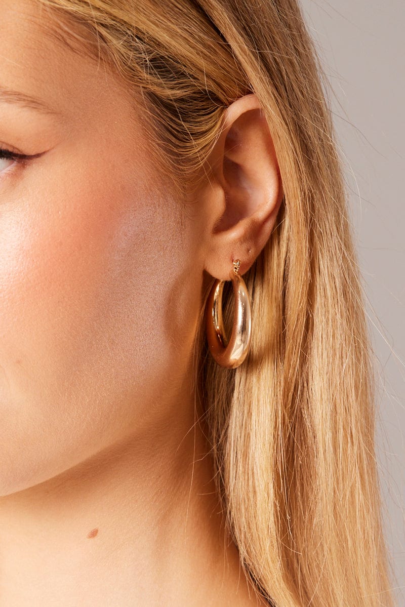 Gold Hoop Earrings for Ally Fashion