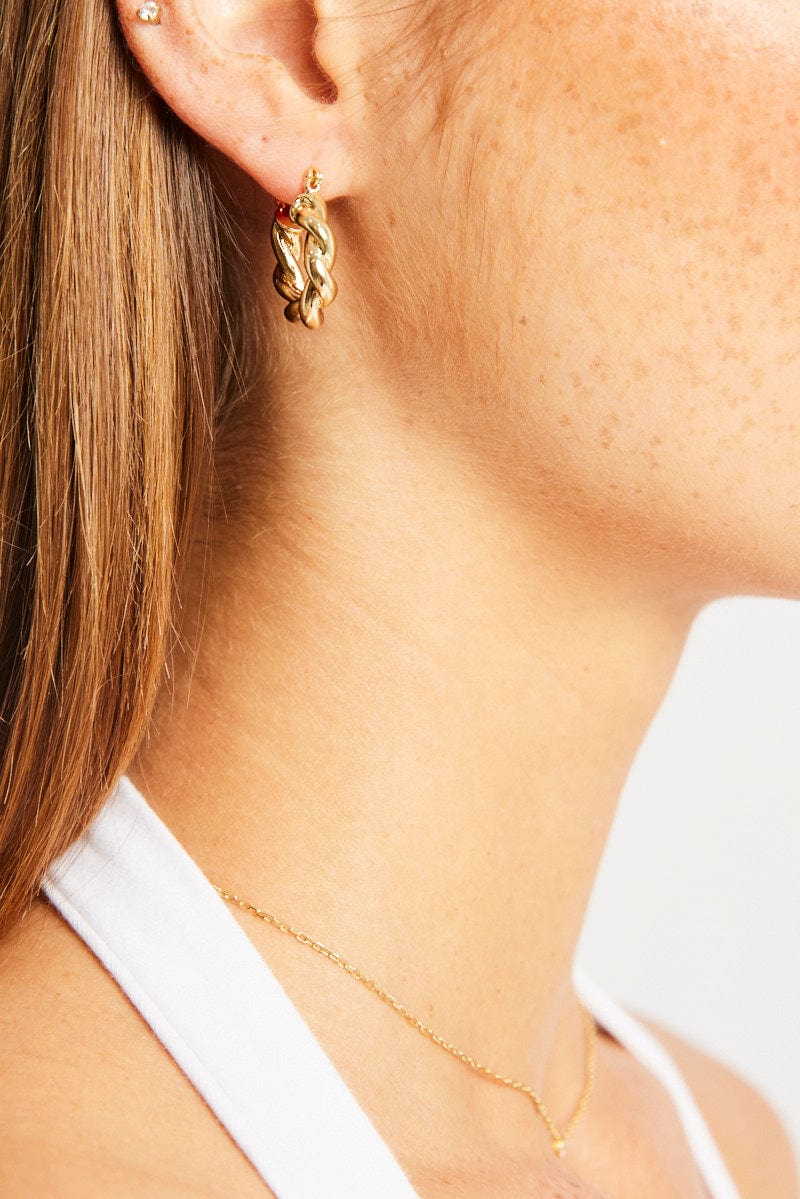 Gold Hoop Earrings for Ally Fashion