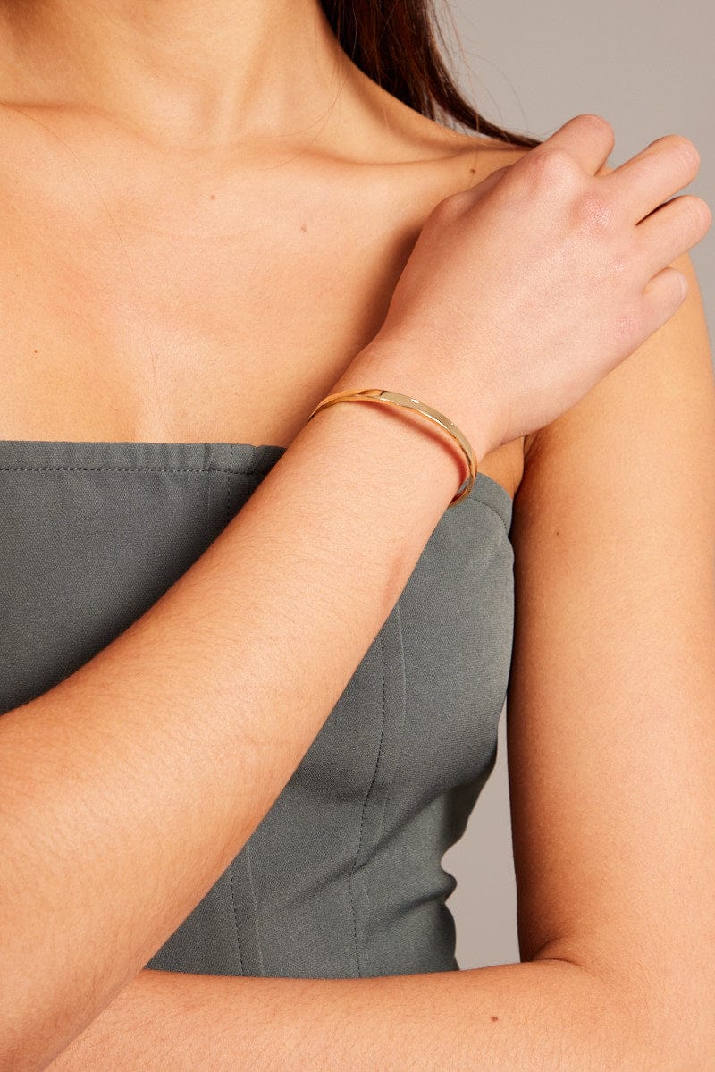 Gold Cuff Bracelet for Ally Fashion