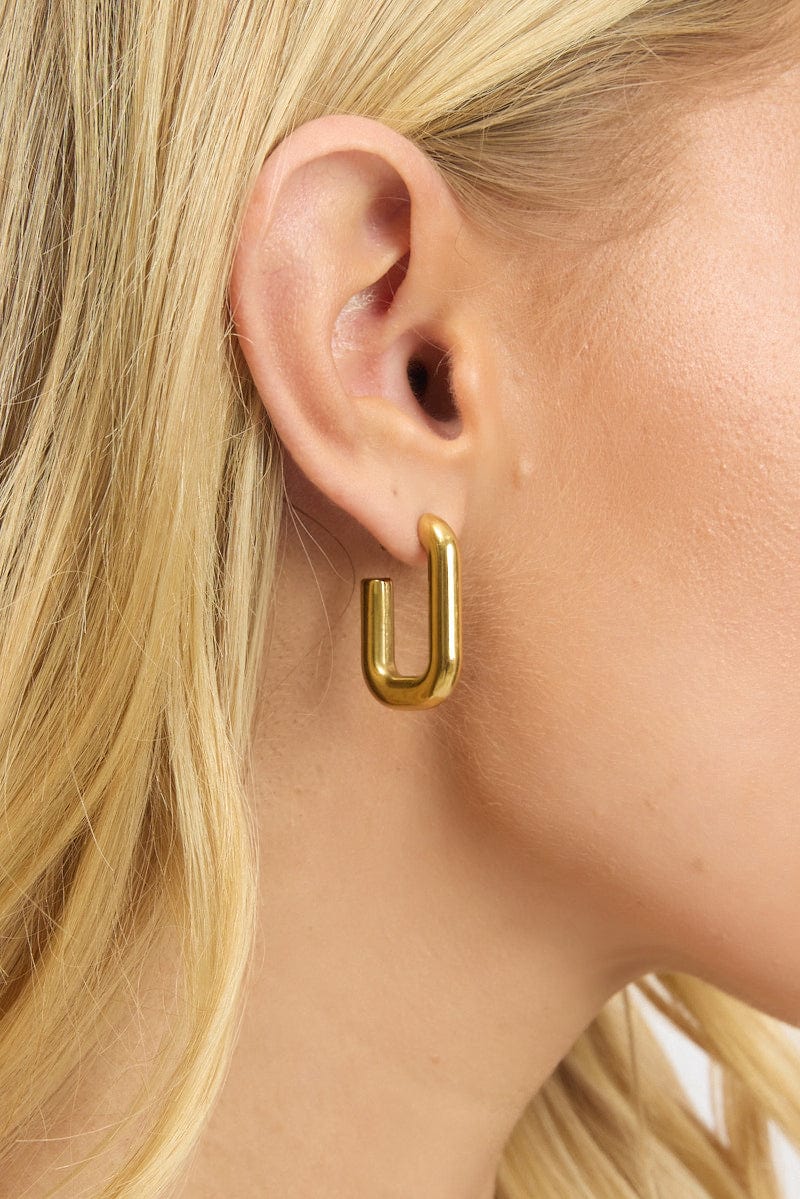 Gold Hoop Earrings for Ally Fashion