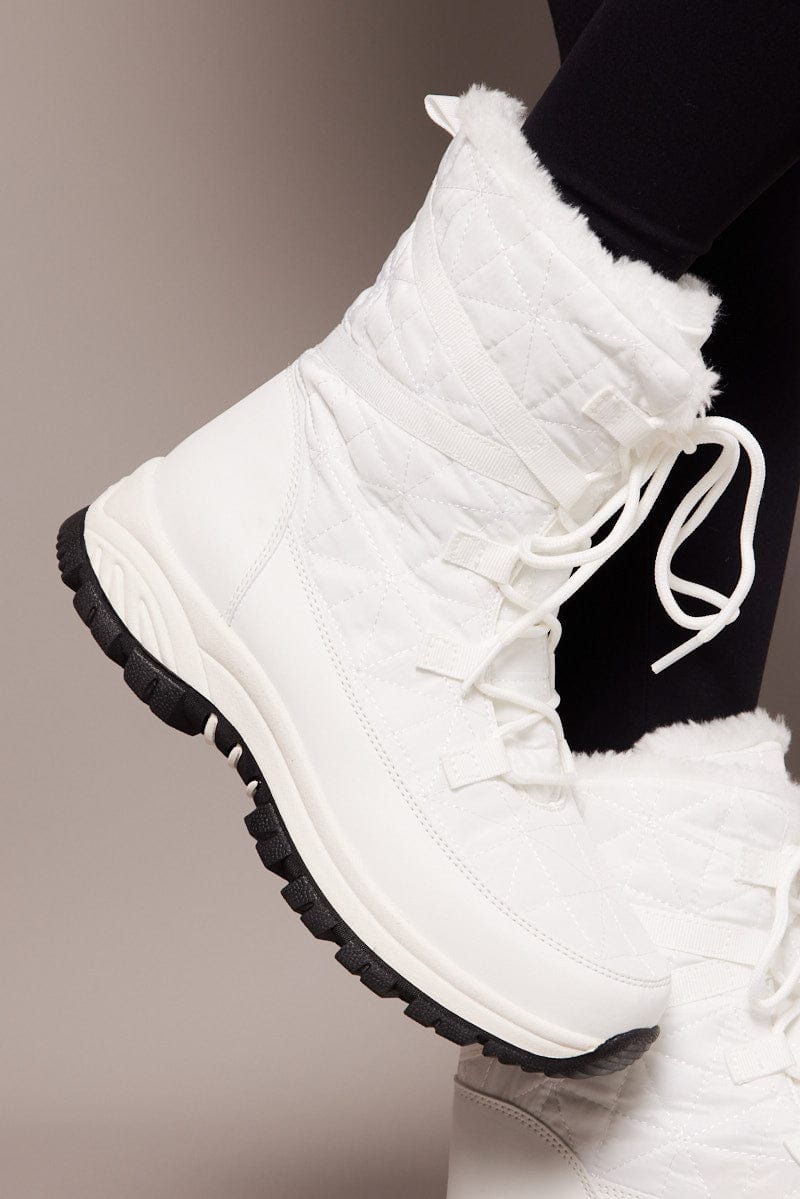 White Snow Boots for Ally Fashion