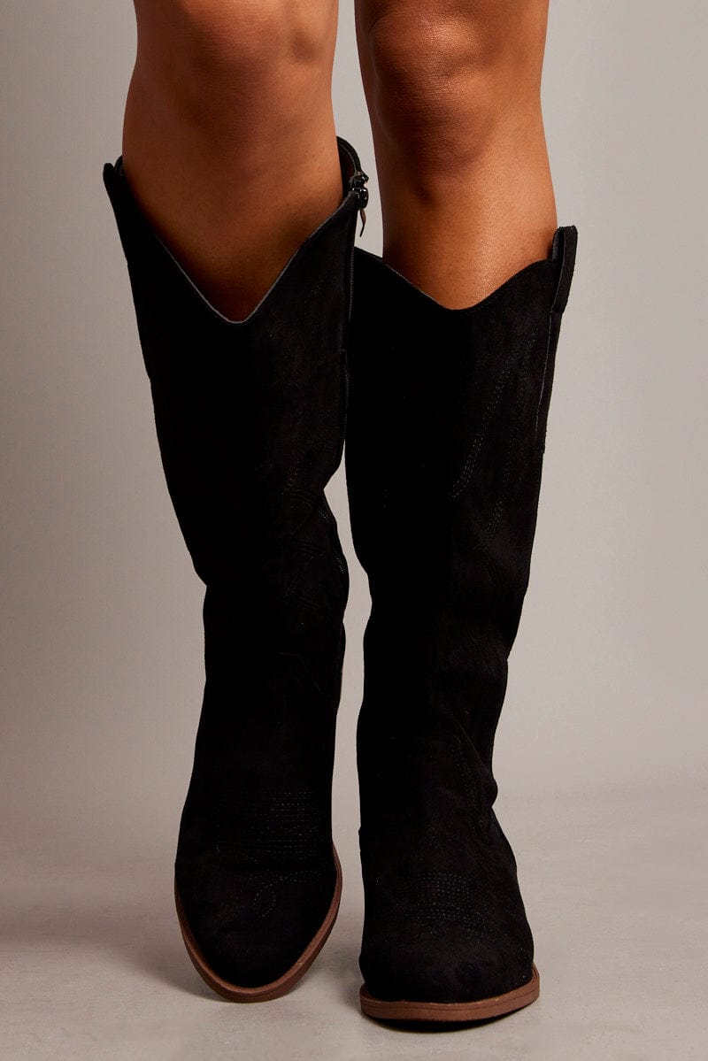 Black Western Boots for Ally Fashion