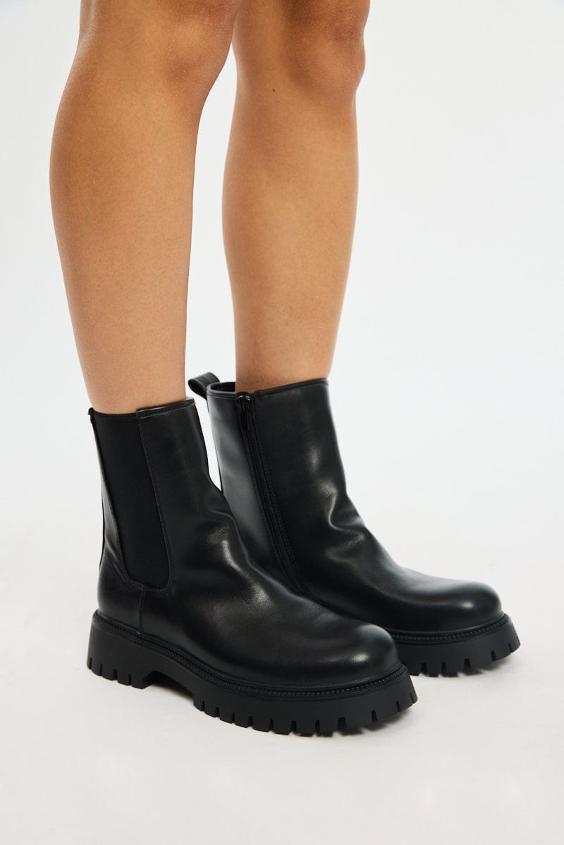 Black Chelsea Boots for Ally Fashion