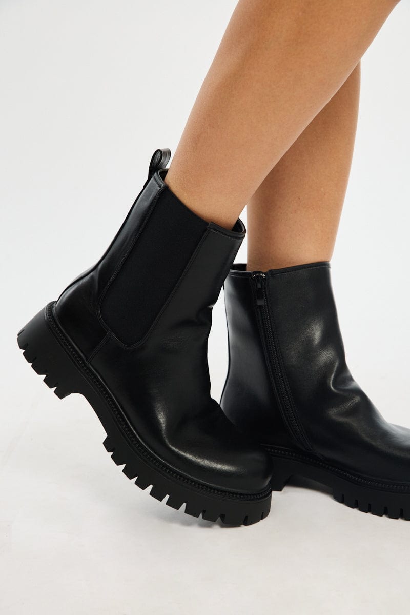Black Chelsea Boots for Ally Fashion