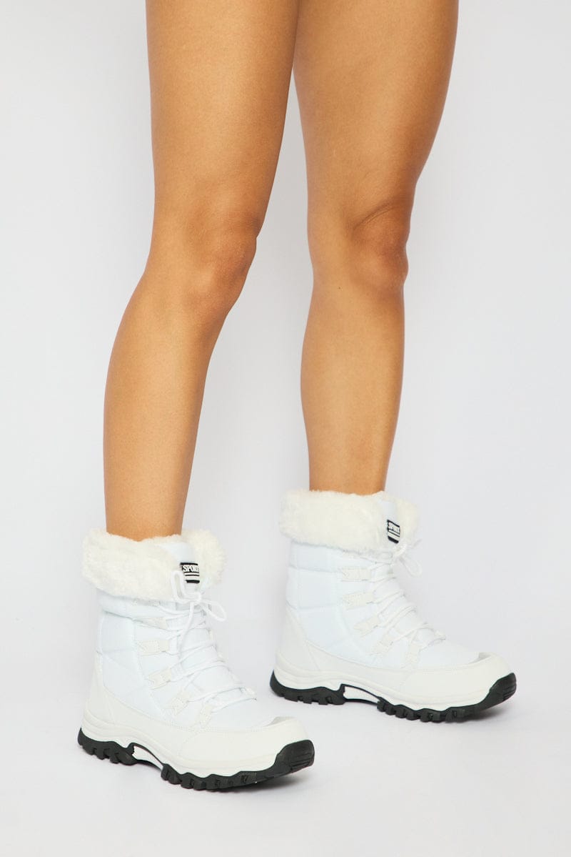 White Snow Boots for Ally Fashion