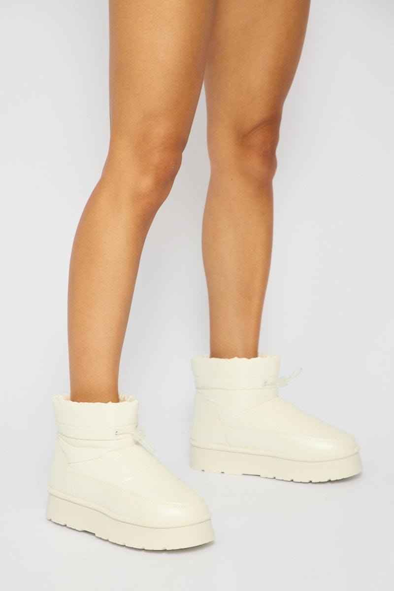 White Snow Boots for Ally Fashion