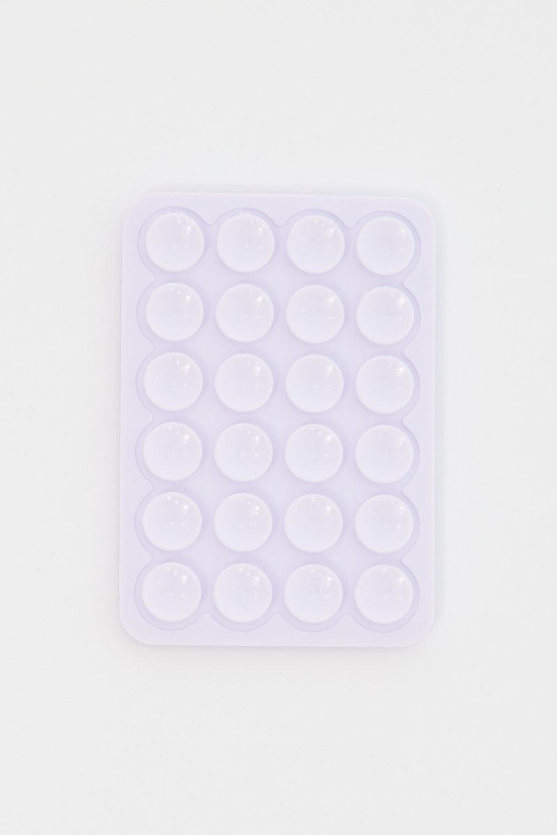 Purple Double Side Suction Phone Grip for Ally Fashion