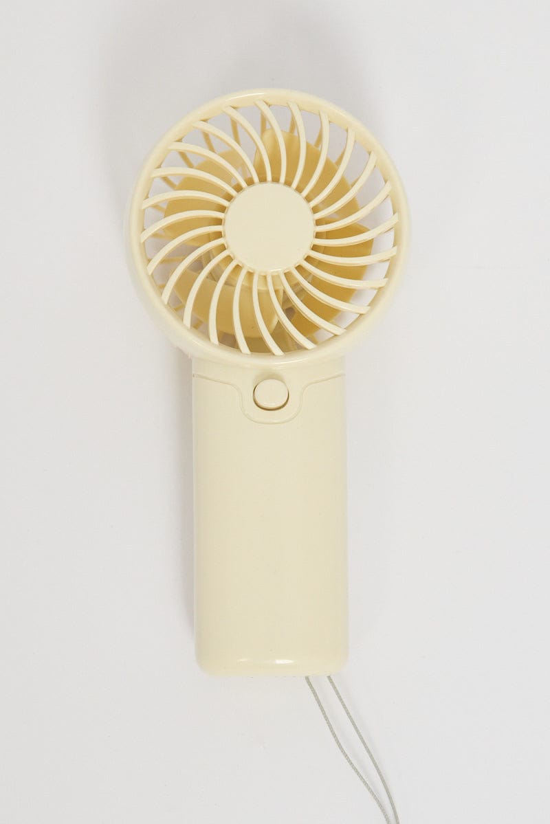 White Mini Fan for Ally Fashion
