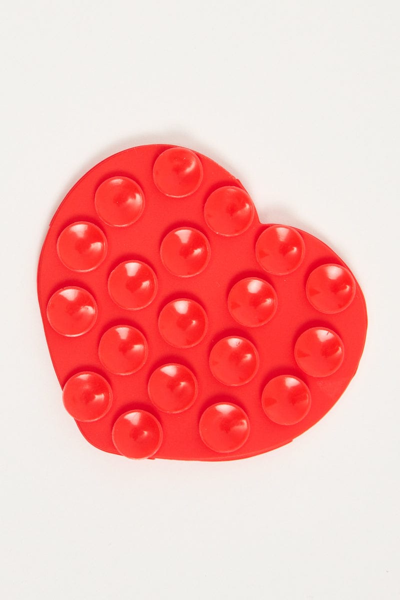 Red Heart Suction Phone Grip for Ally Fashion